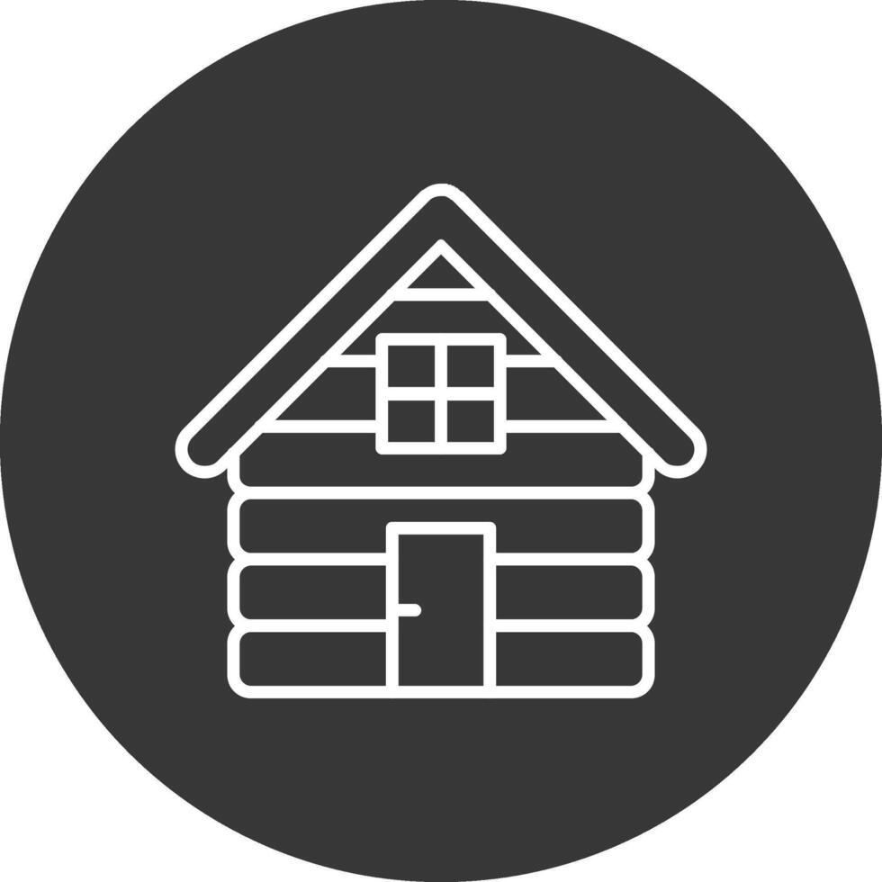 Store Line Inverted Icon Design vector