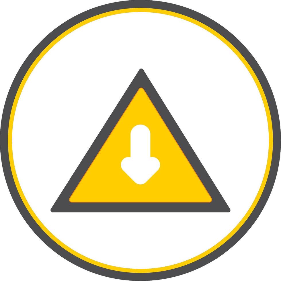 Sign Flat Circle Icon vector