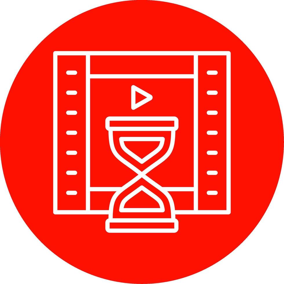 Duration Multi Color Circle Icon vector