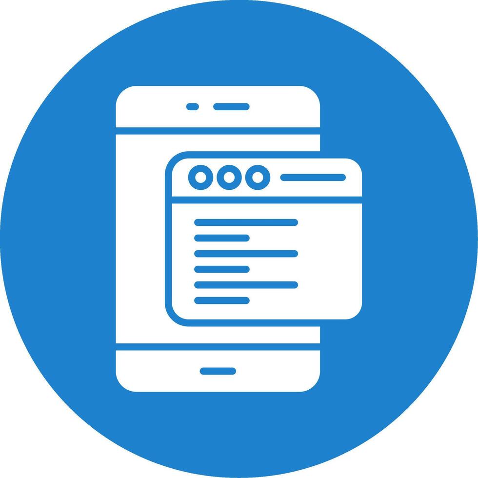 Smartphone Multi Color Circle Icon vector