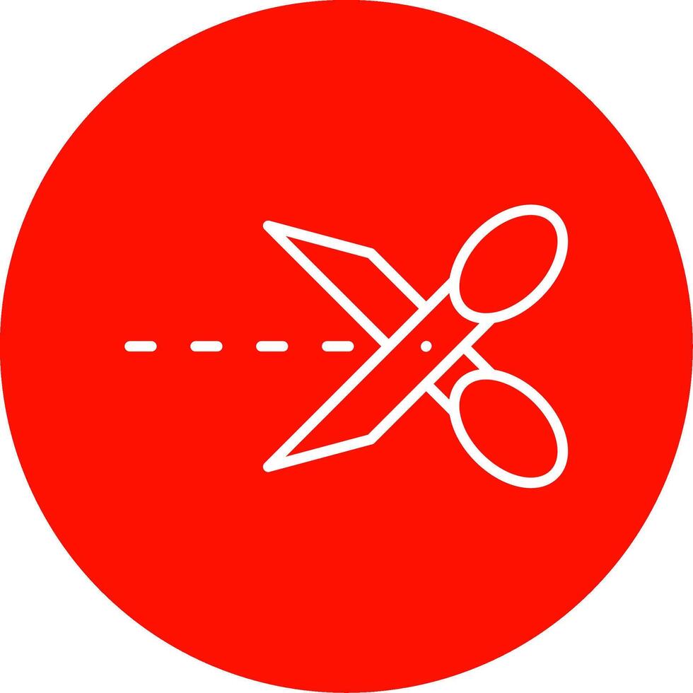 Cut Multi Color Circle Icon vector