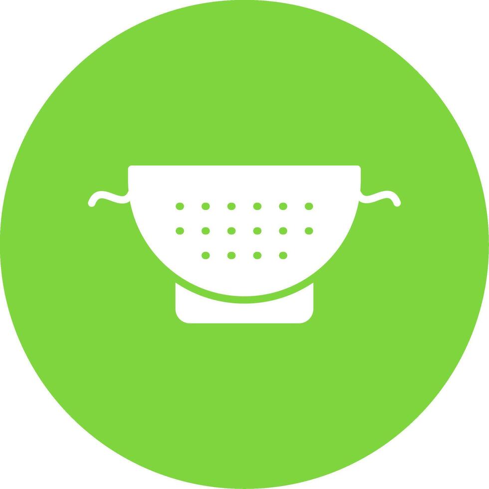 Strainer Multi Color Circle Icon vector