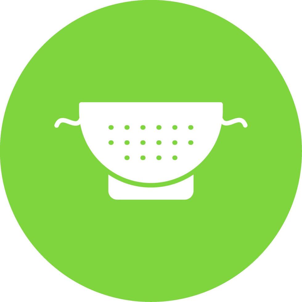 Strainer Multi Color Circle Icon vector