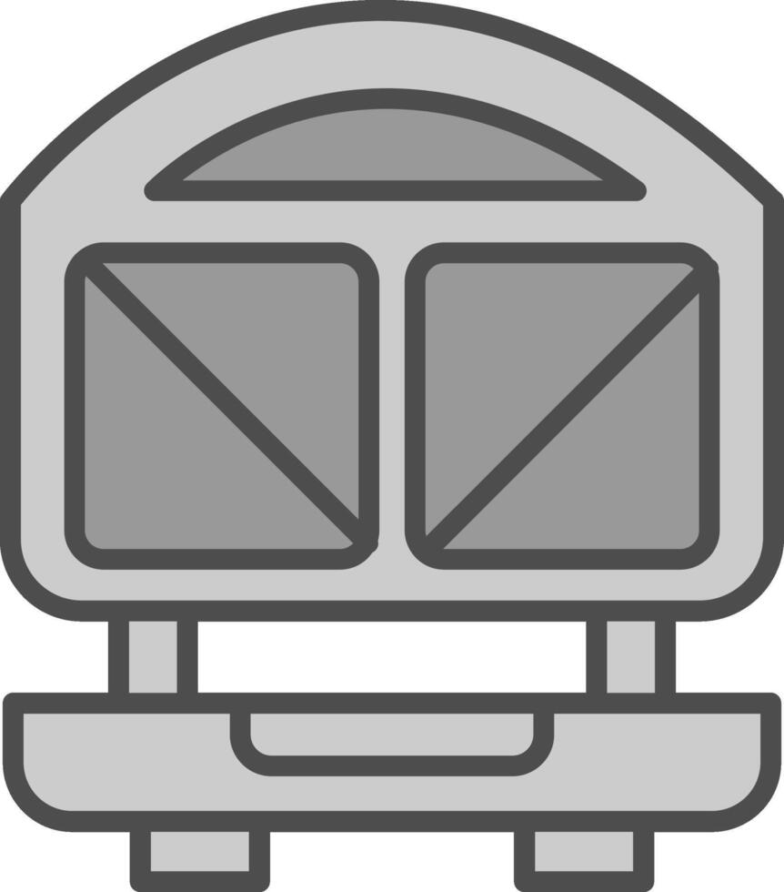 Sandwich Press Line Filled Greyscale Icon Design vector