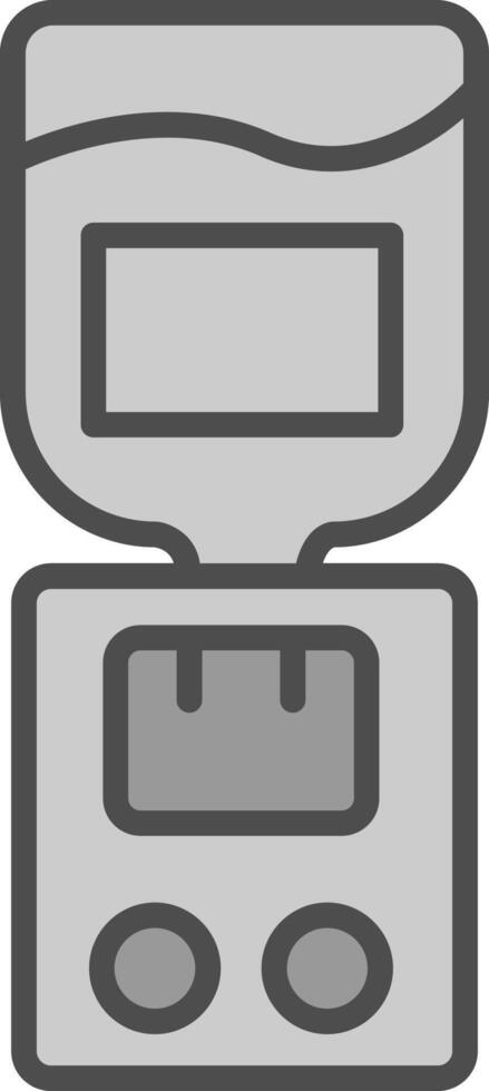 Water Dispenser Line Filled Greyscale Icon Design vector