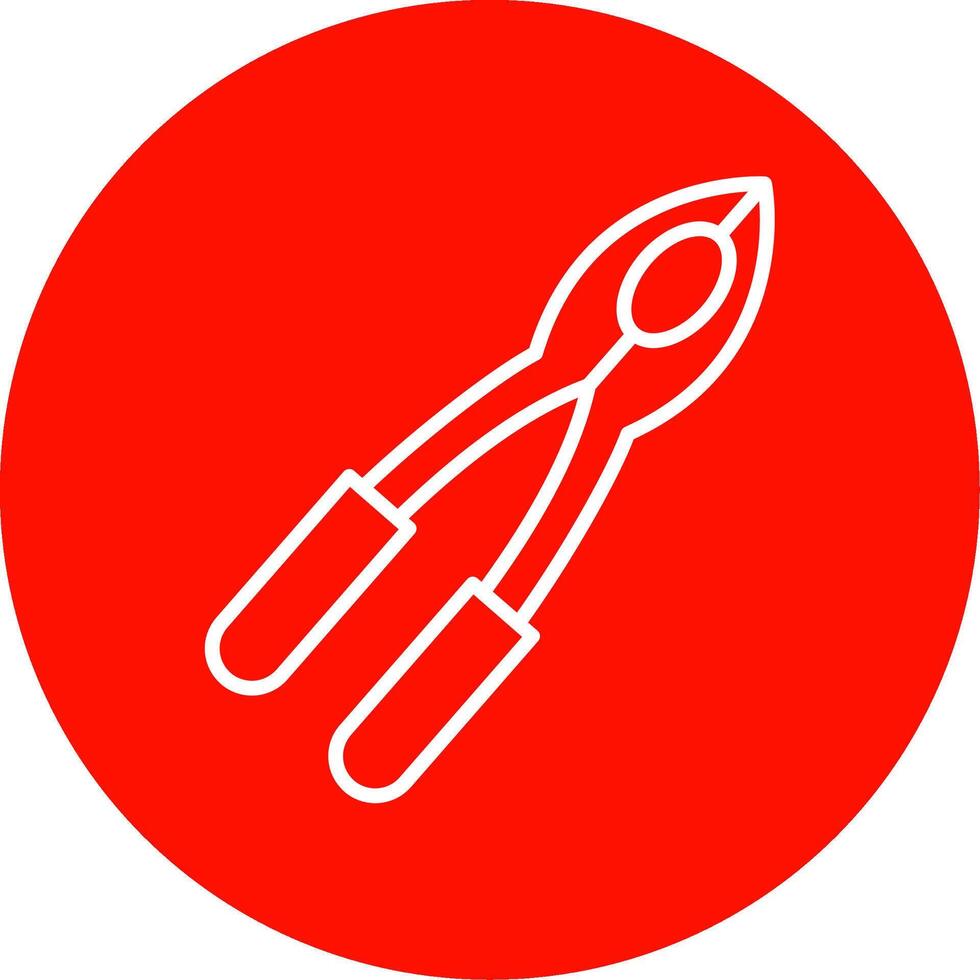 cascanueces multi color circulo icono vector