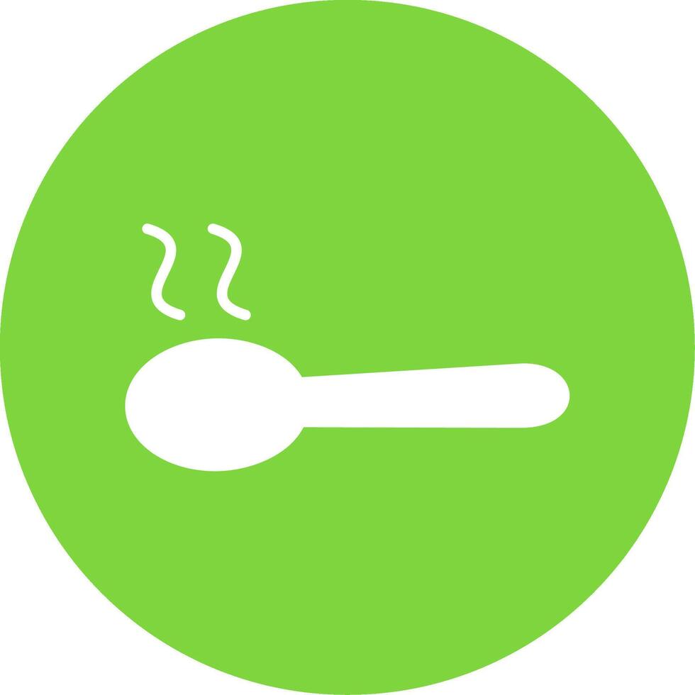 Spoon Multi Color Circle Icon vector