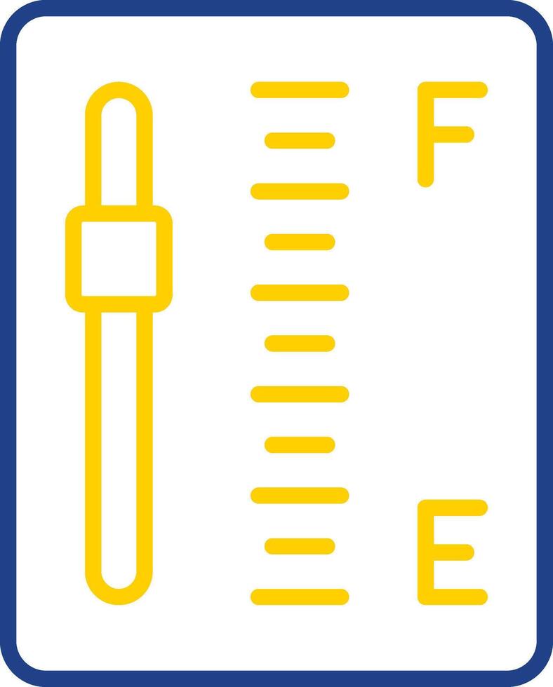 Gauge Line Two Colour Icon Design vector