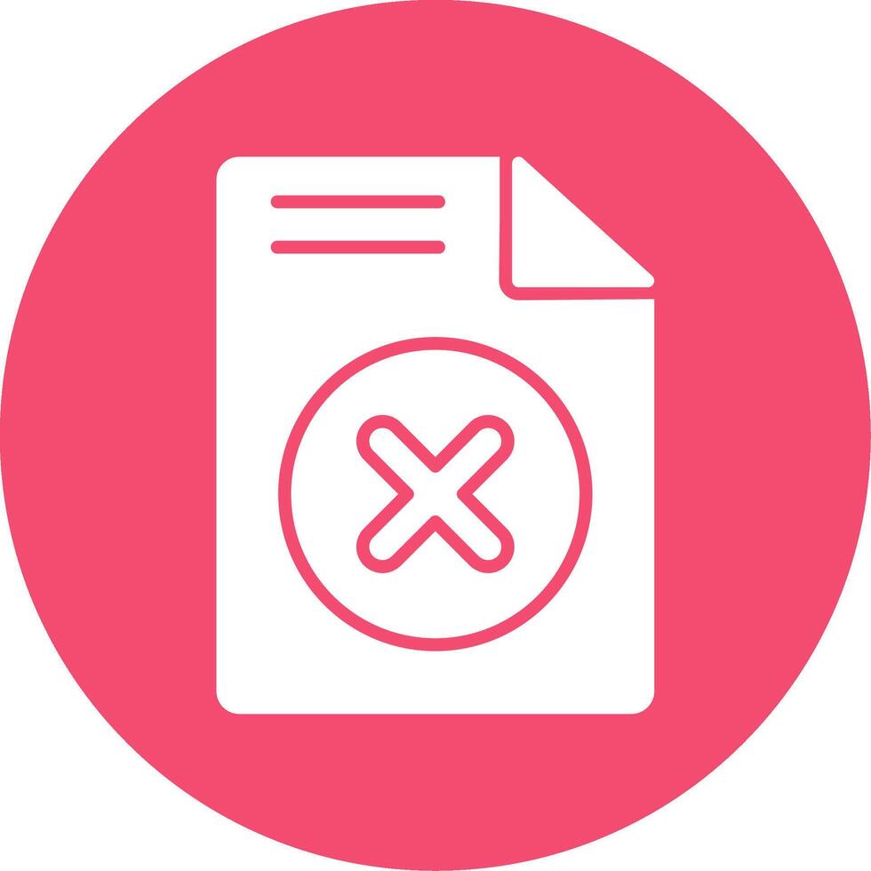 Cancel Multi Color Circle Icon vector