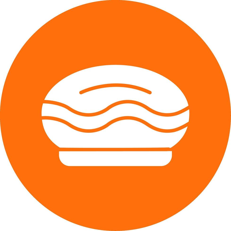 Pie Multi Color Circle Icon vector
