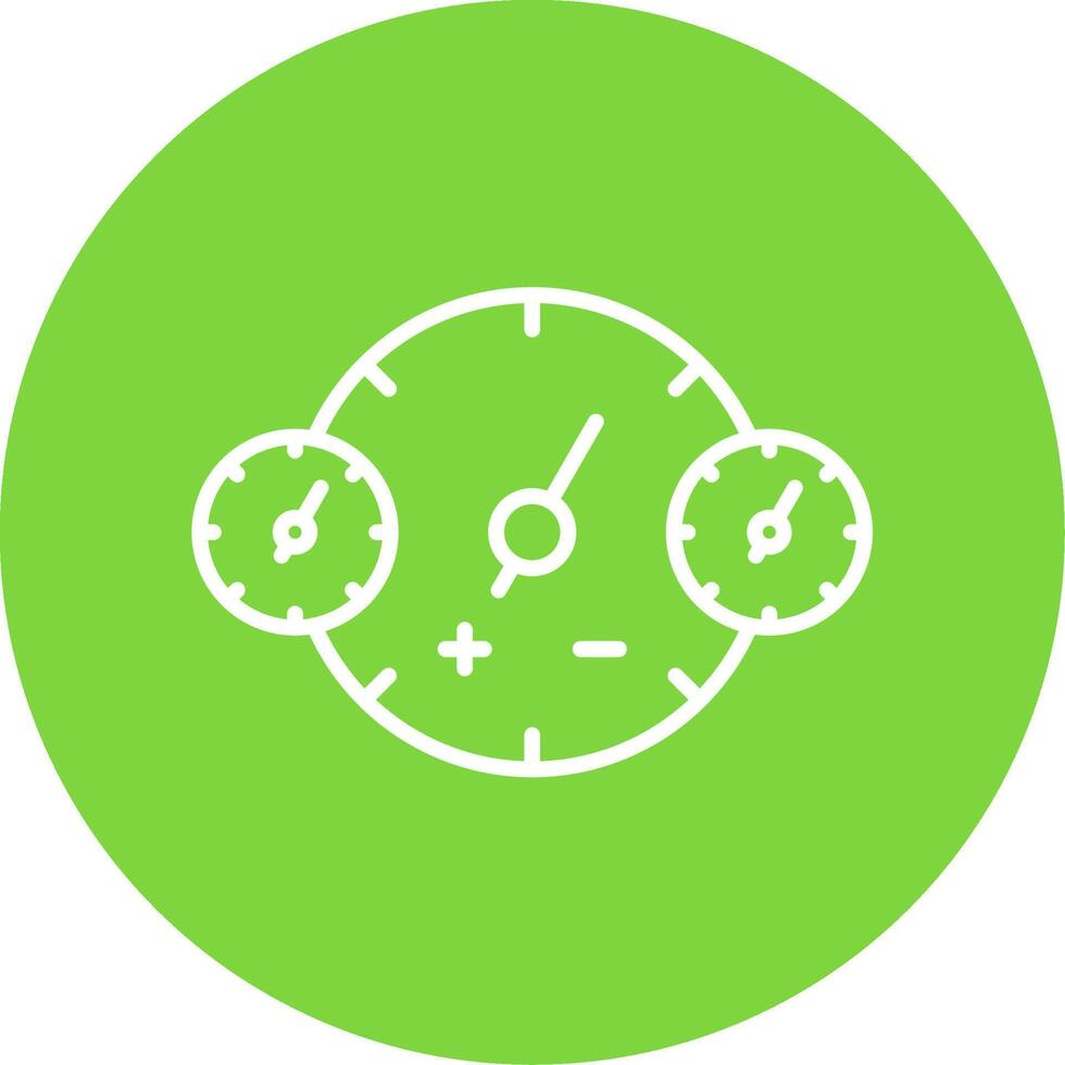 Clocks Multi Color Circle Icon vector