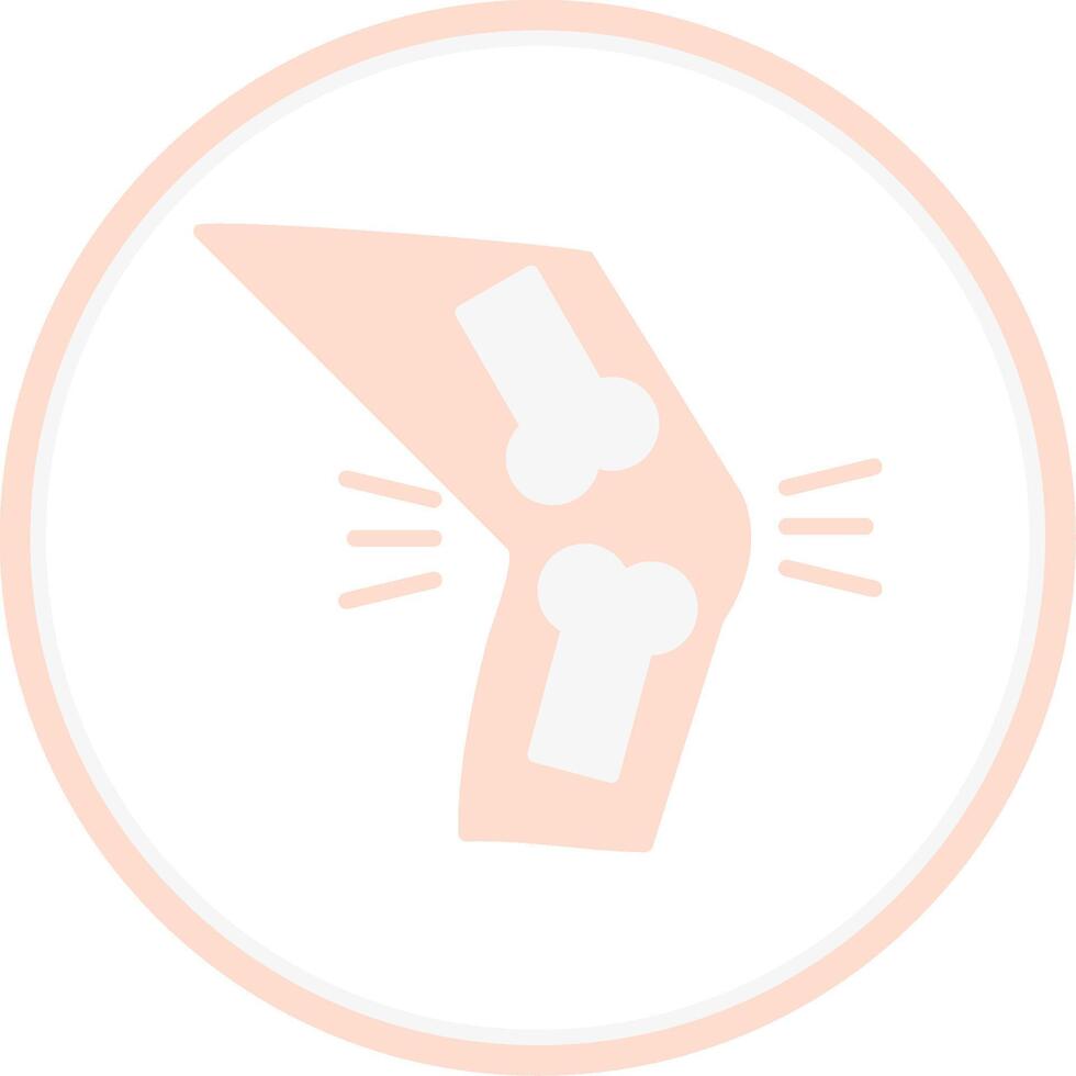 Orthopedics Flat Circle Icon vector