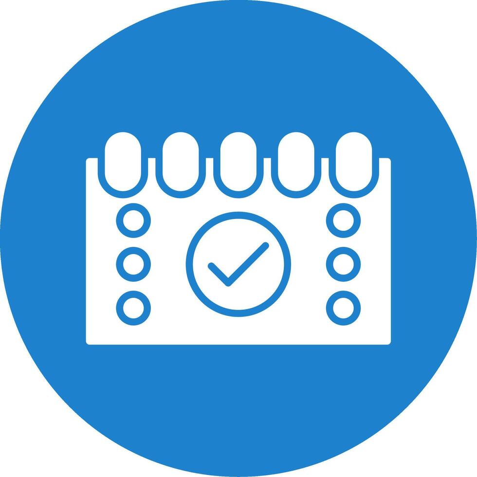 Tasks Multi Color Circle Icon vector