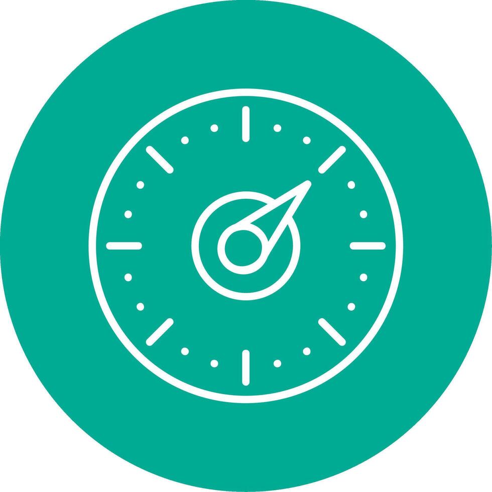 Timer Multi Color Circle Icon vector