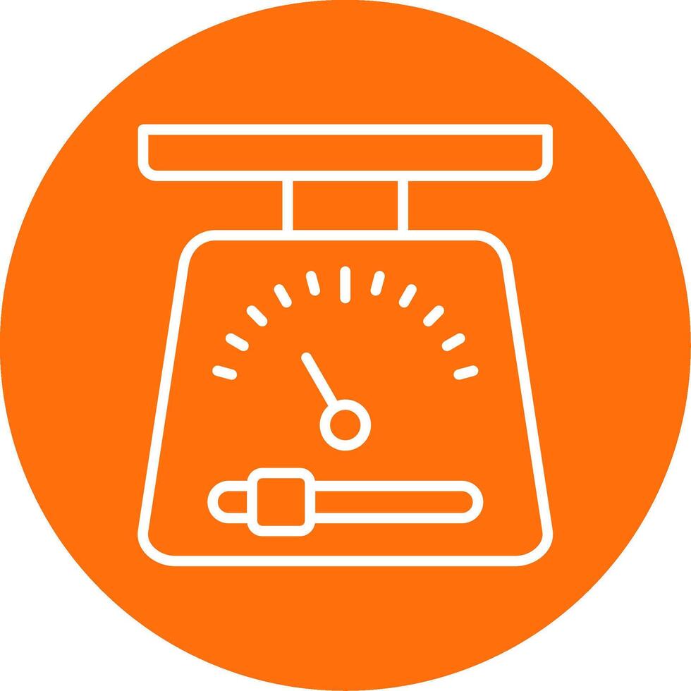 Scales Multi Color Circle Icon vector
