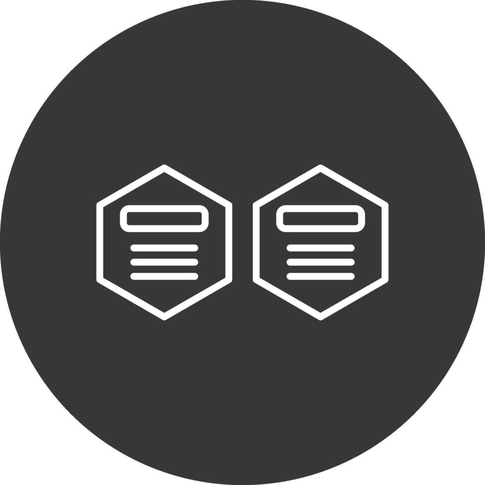 Infographic Elements Line Inverted Icon Design vector