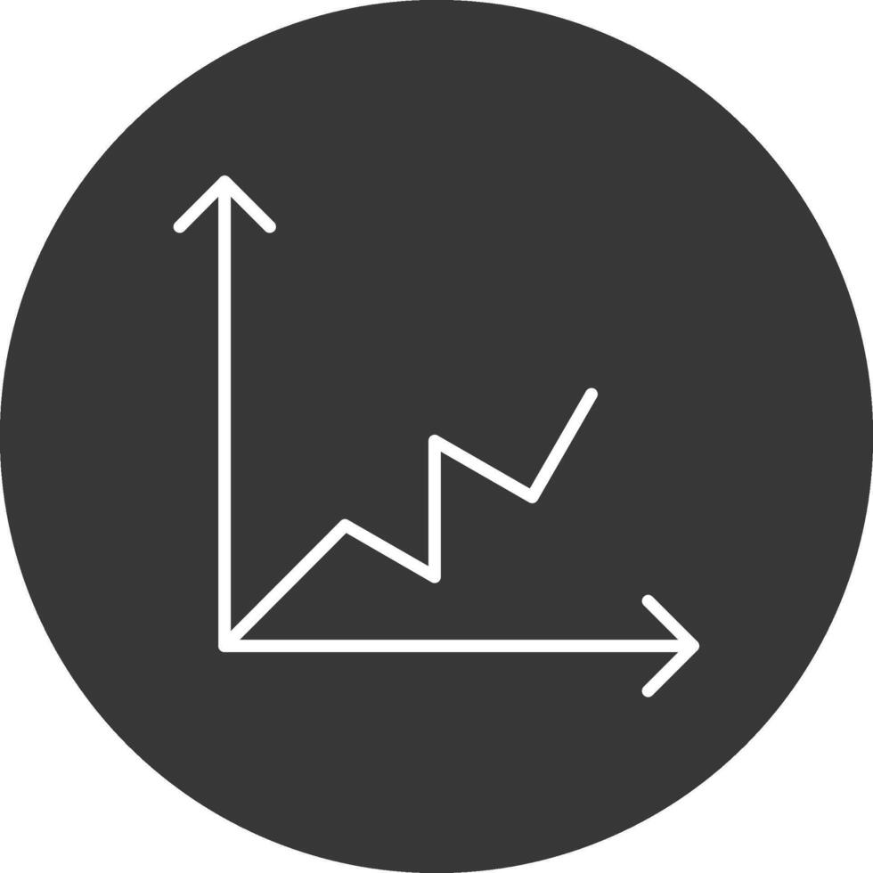 Line Inverted Multi Circle Graph Line Inverted Icon Design vector