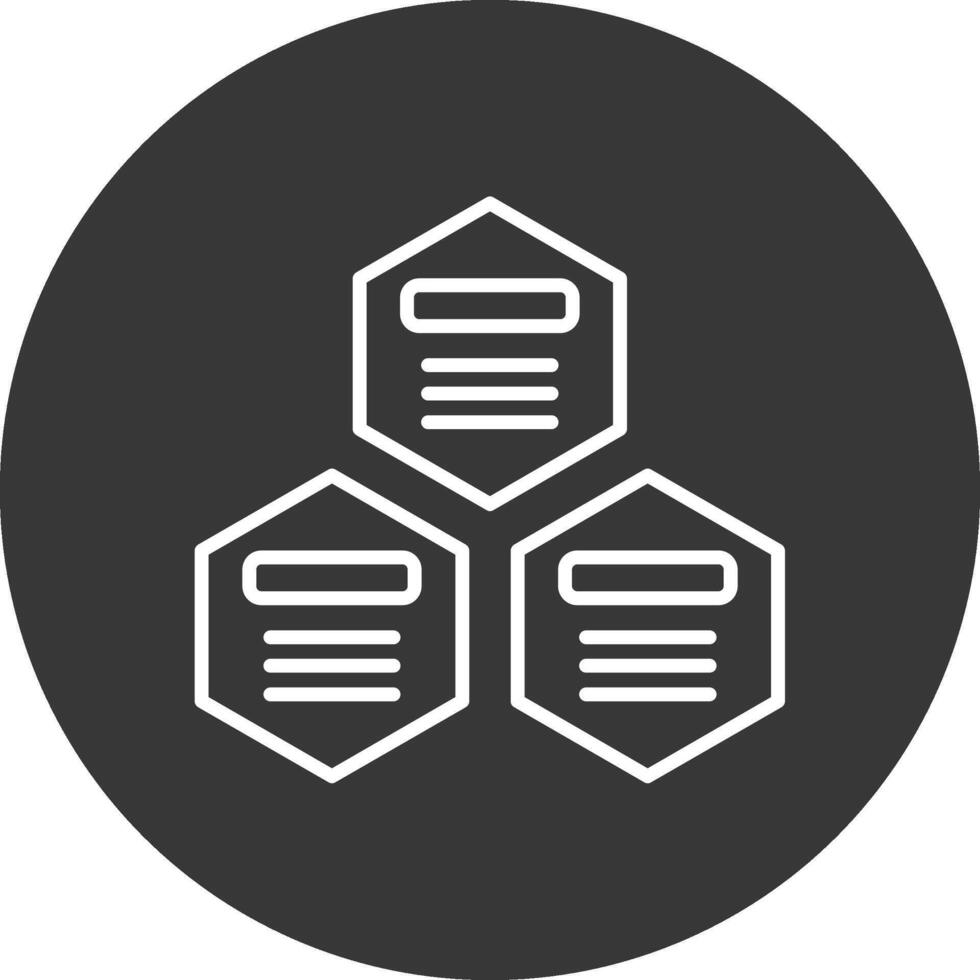 Infographic Elements Line Inverted Icon Design vector