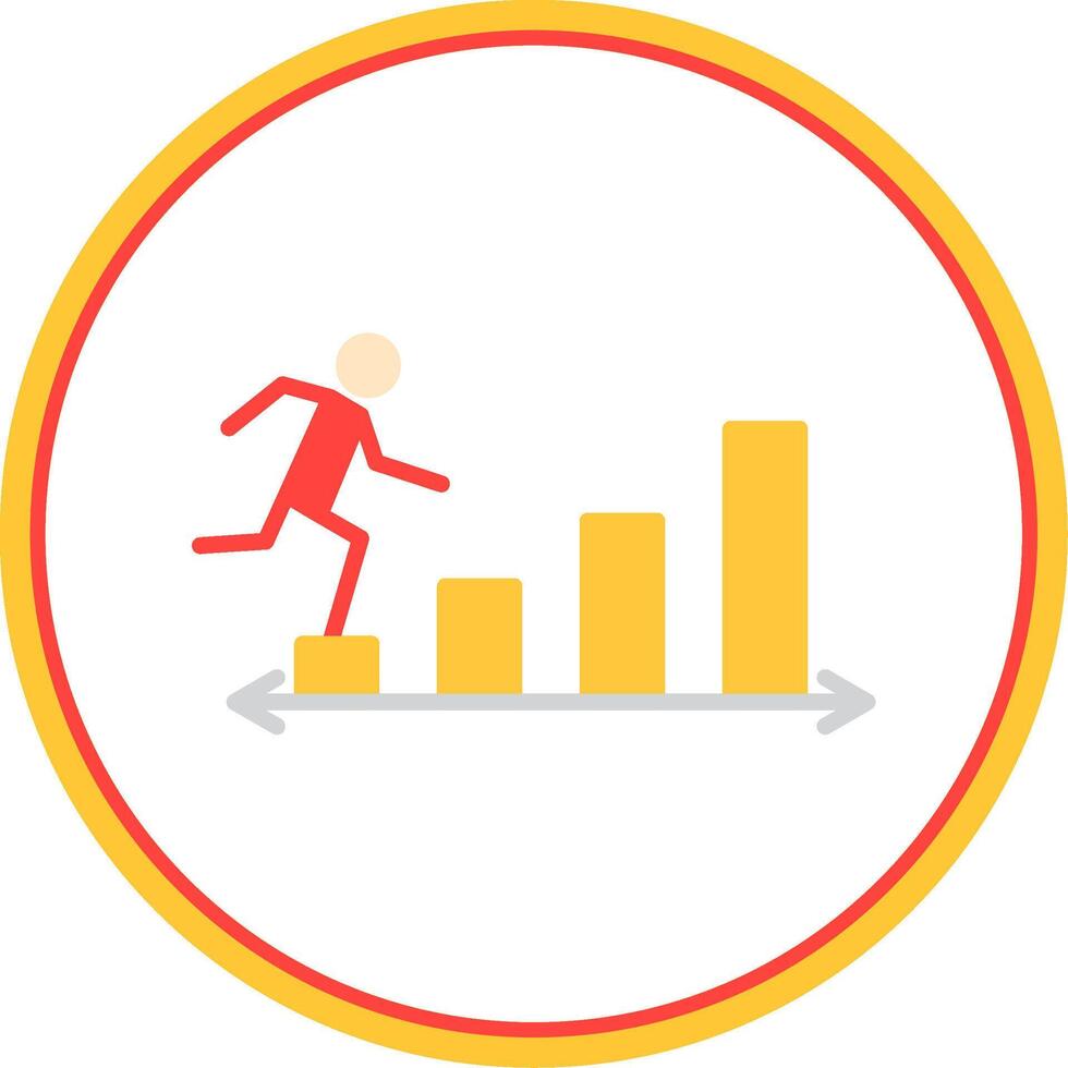 Commerce Career Flat Circle Icon vector