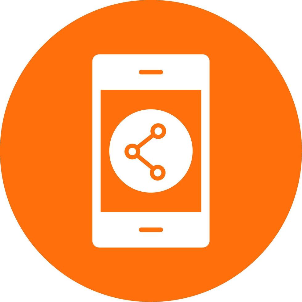 Sharing Multi Color Circle Icon vector