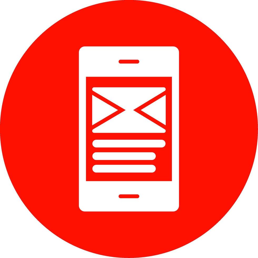 Email Multi Color Circle Icon vector