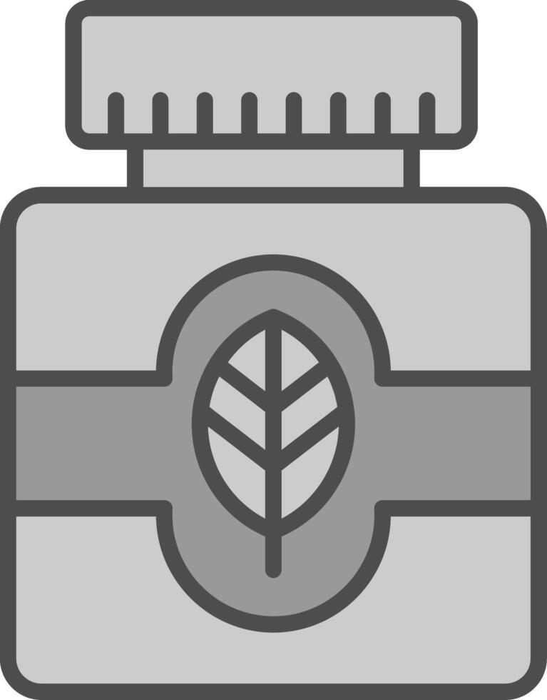 Essential Oil Line Filled Greyscale Icon Design vector