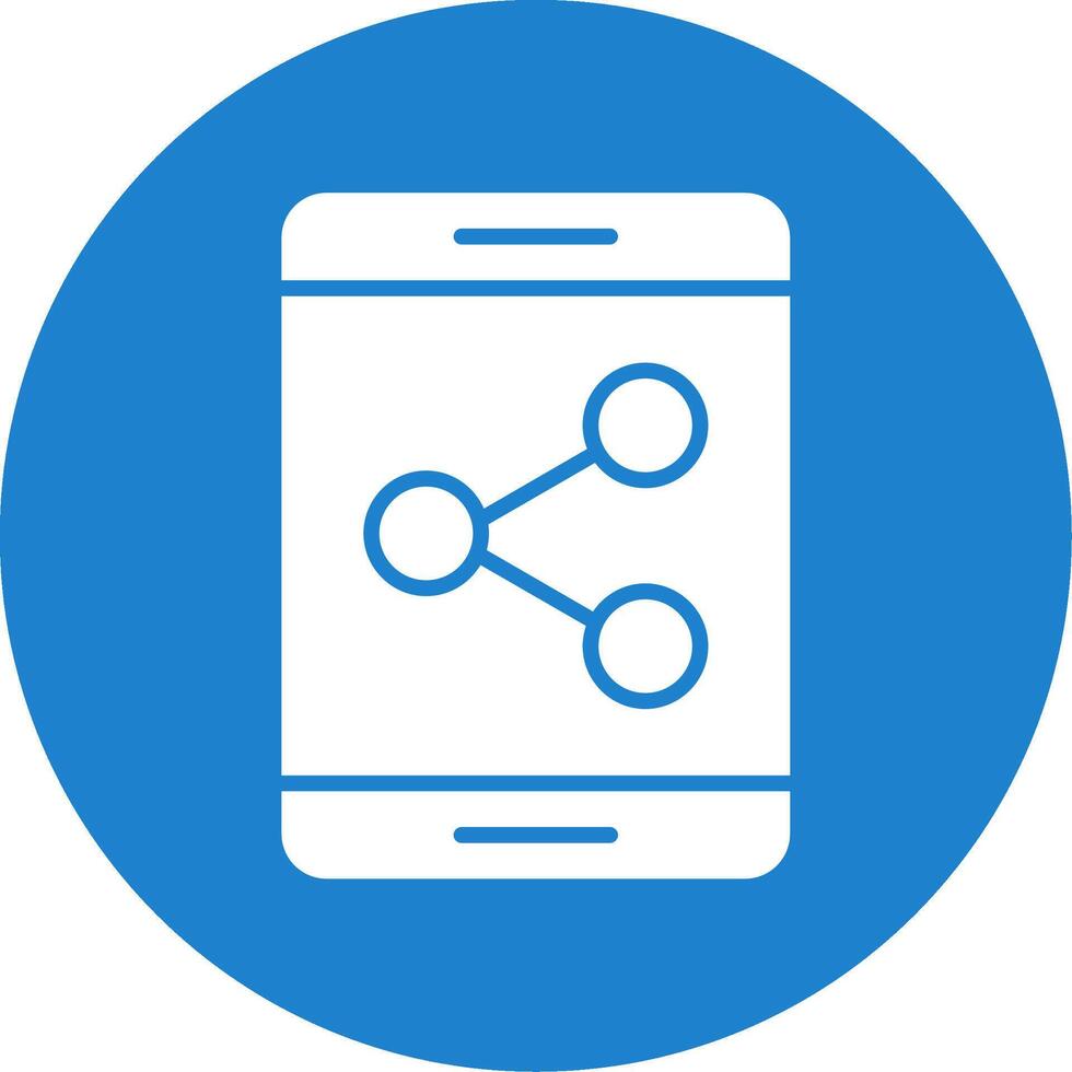 Sharing Multi Color Circle Icon vector