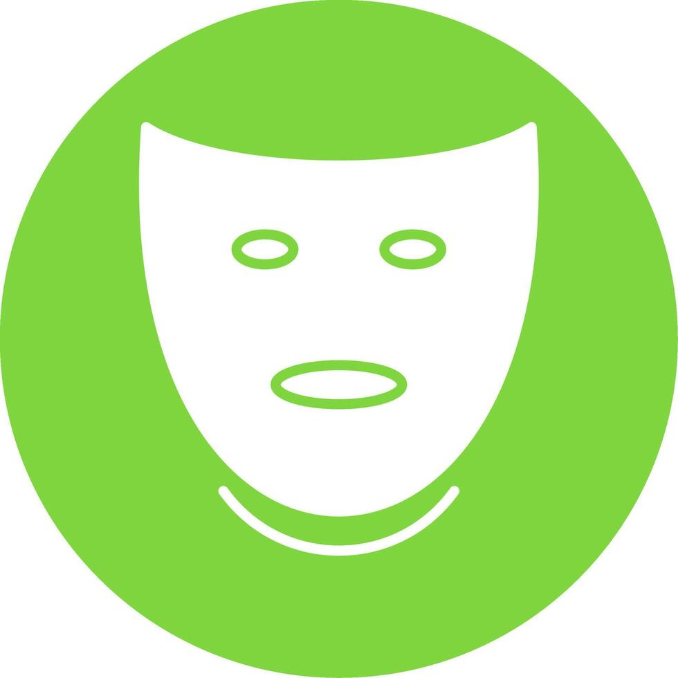 Theatre Multi Color Circle Icon vector