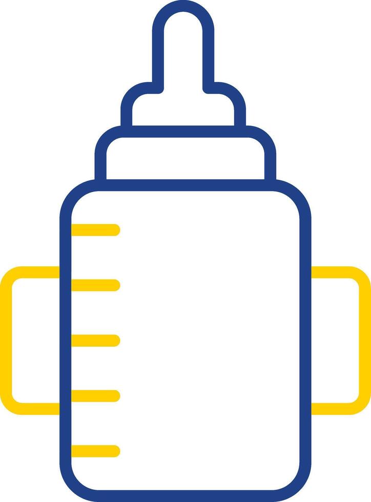 Feeder Line Two Colour Icon Design vector