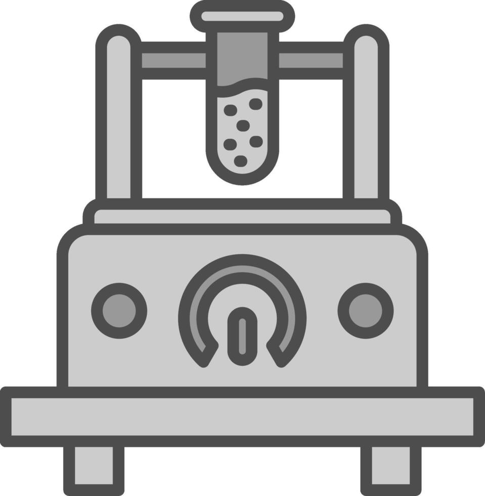 Measuring Device Line Filled Greyscale Icon Design vector
