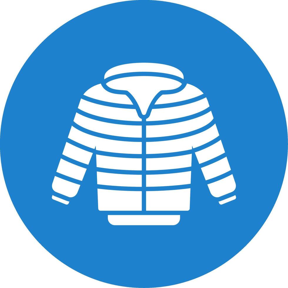 Jacket Multi Color Circle Icon vector
