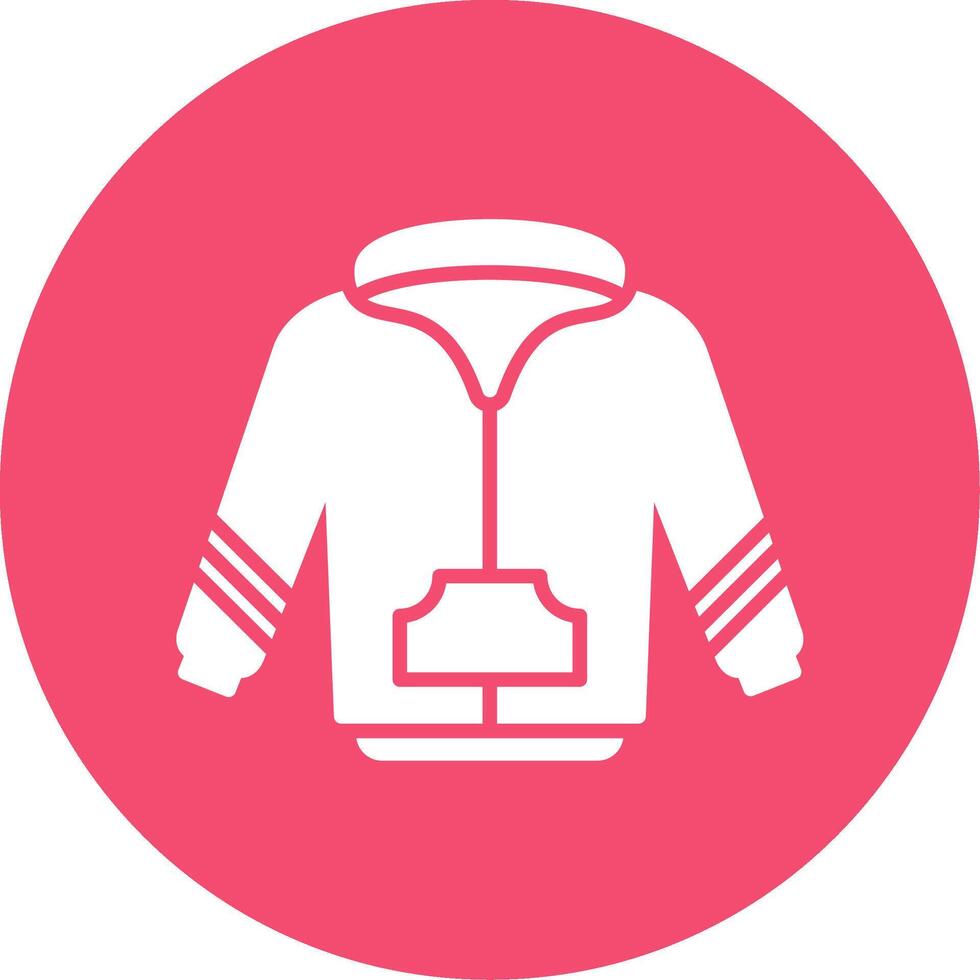 Hoodie Multi Color Circle Icon vector