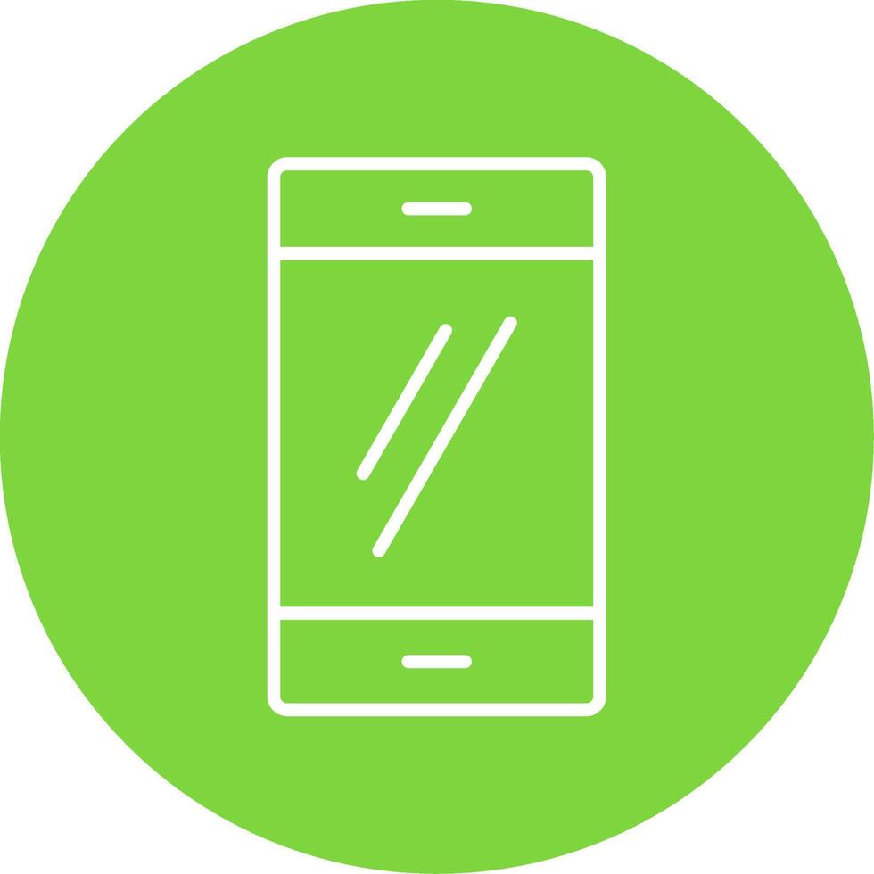 Smartphone Multi Color Circle Icon vector
