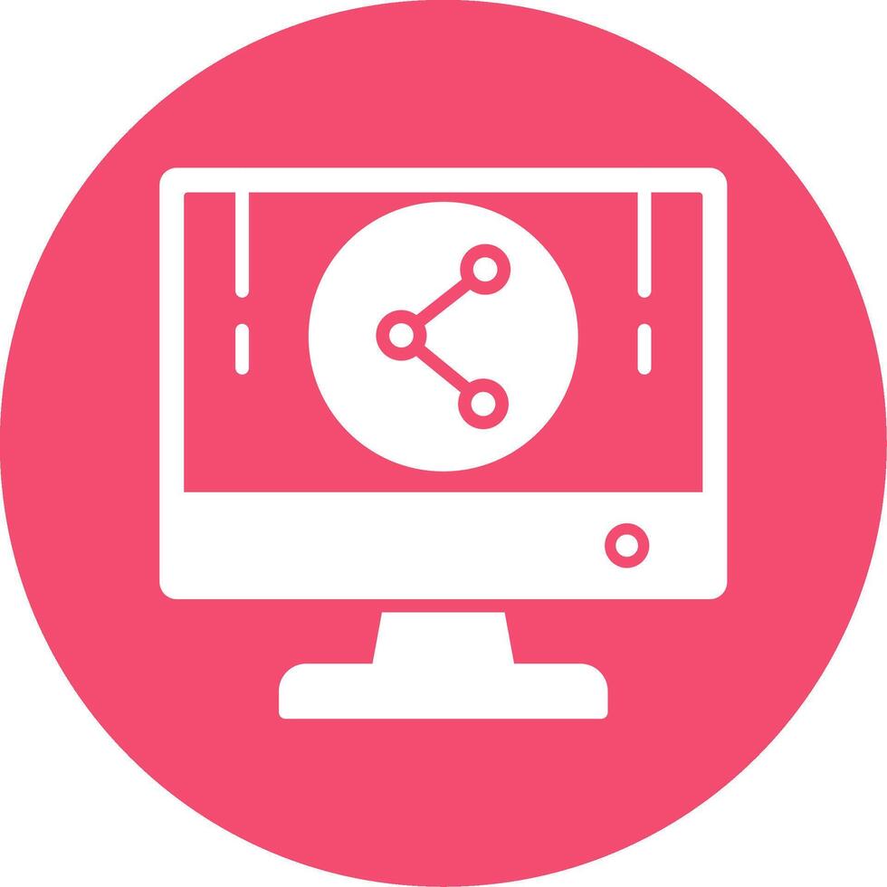 Sharing Multi Color Circle Icon vector