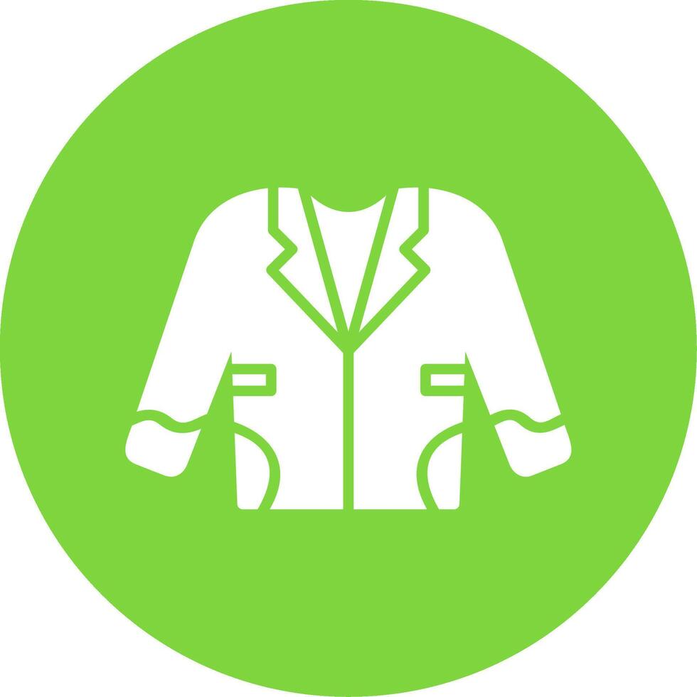 Coat Multi Color Circle Icon vector
