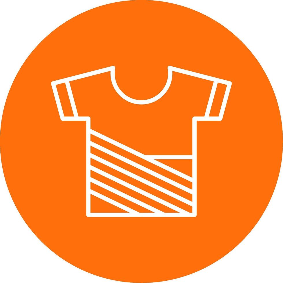 Shirt Multi Color Circle Icon vector