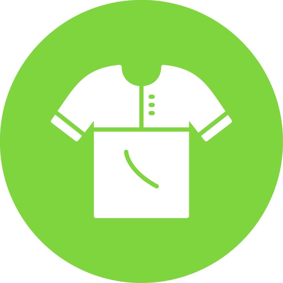 Shirt Multi Color Circle Icon vector