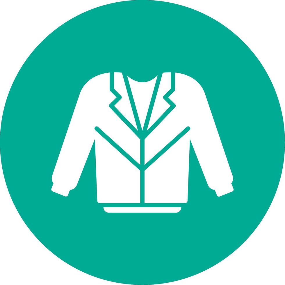 Coat Multi Color Circle Icon vector