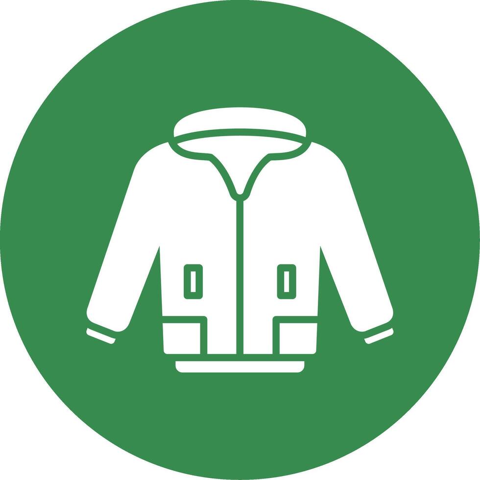 Jacket Multi Color Circle Icon vector