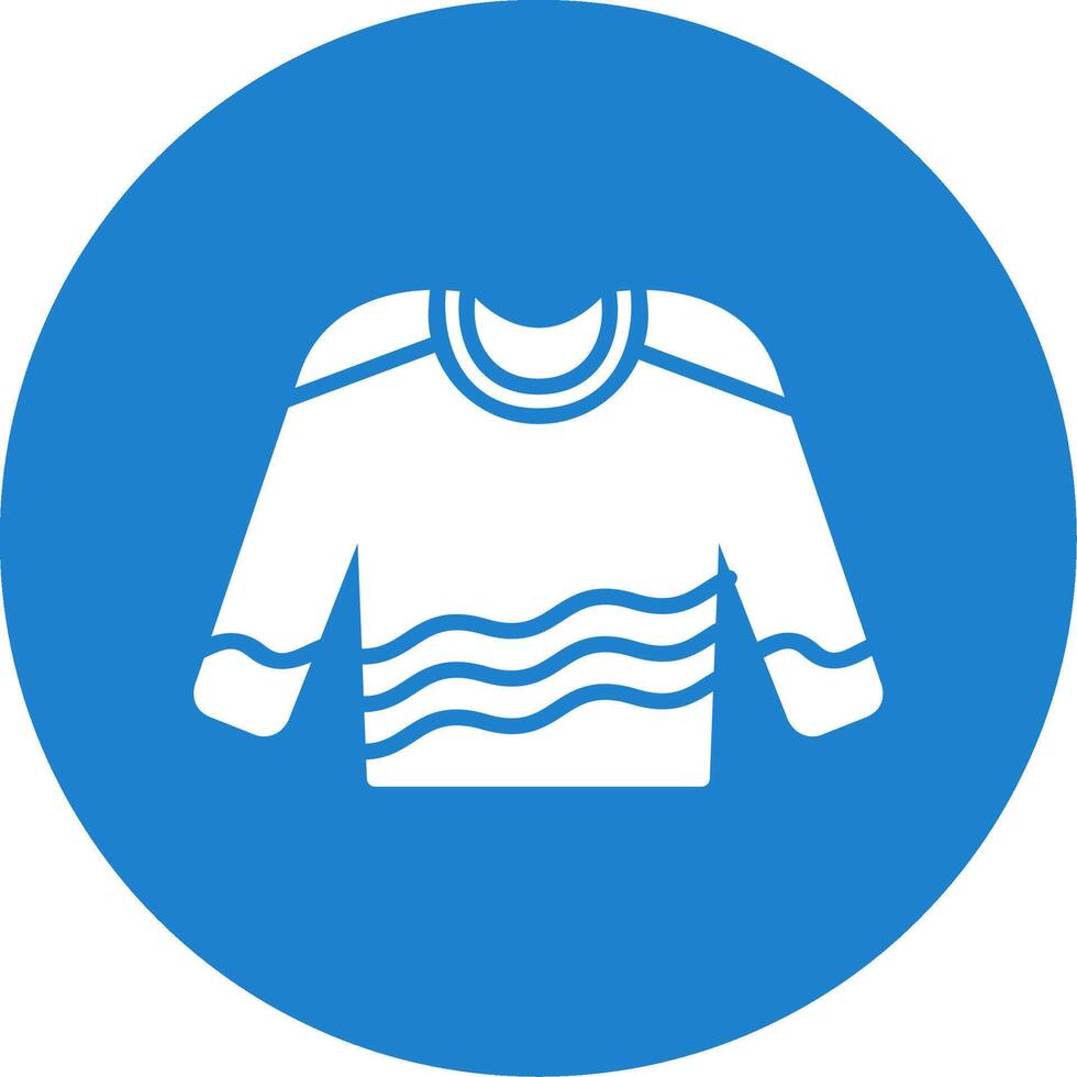 Jumper Multi Color Circle Icon vector