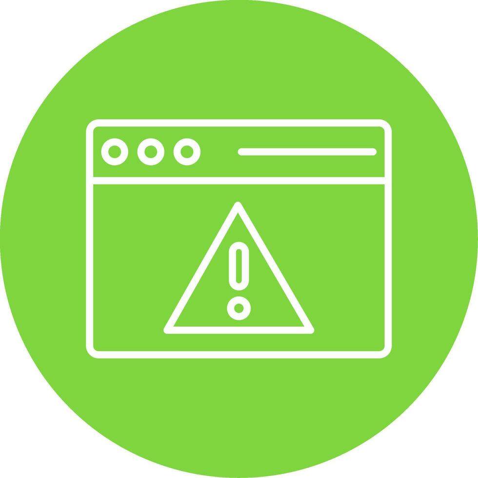 Access Denied Multi Color Circle Icon vector