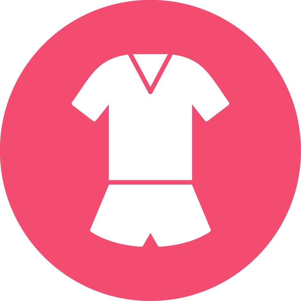 Jumpsuit Multi Color Circle Icon vector