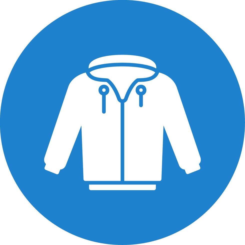 Hoodie Multi Color Circle Icon vector