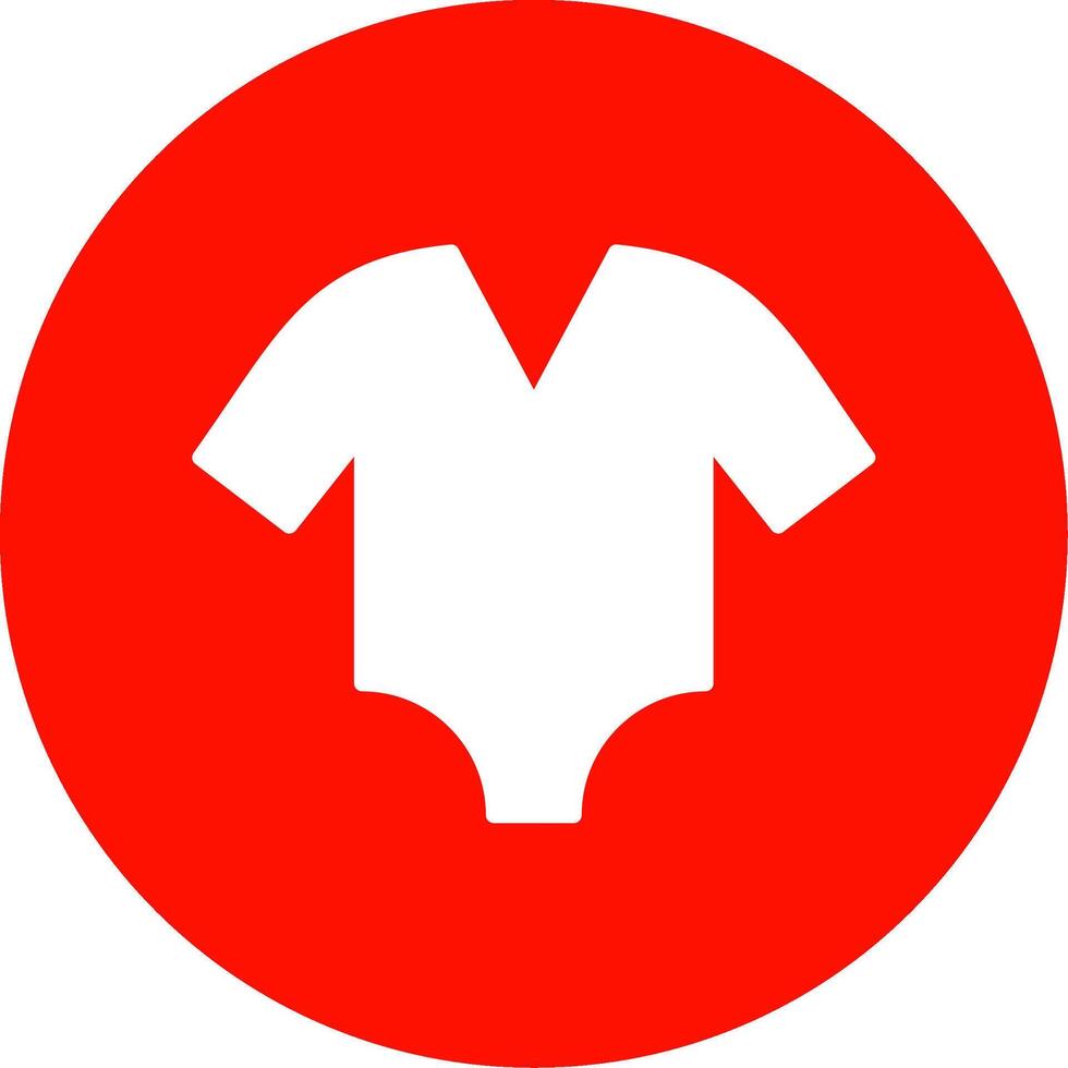 Bodysuit Multi Color Circle Icon vector