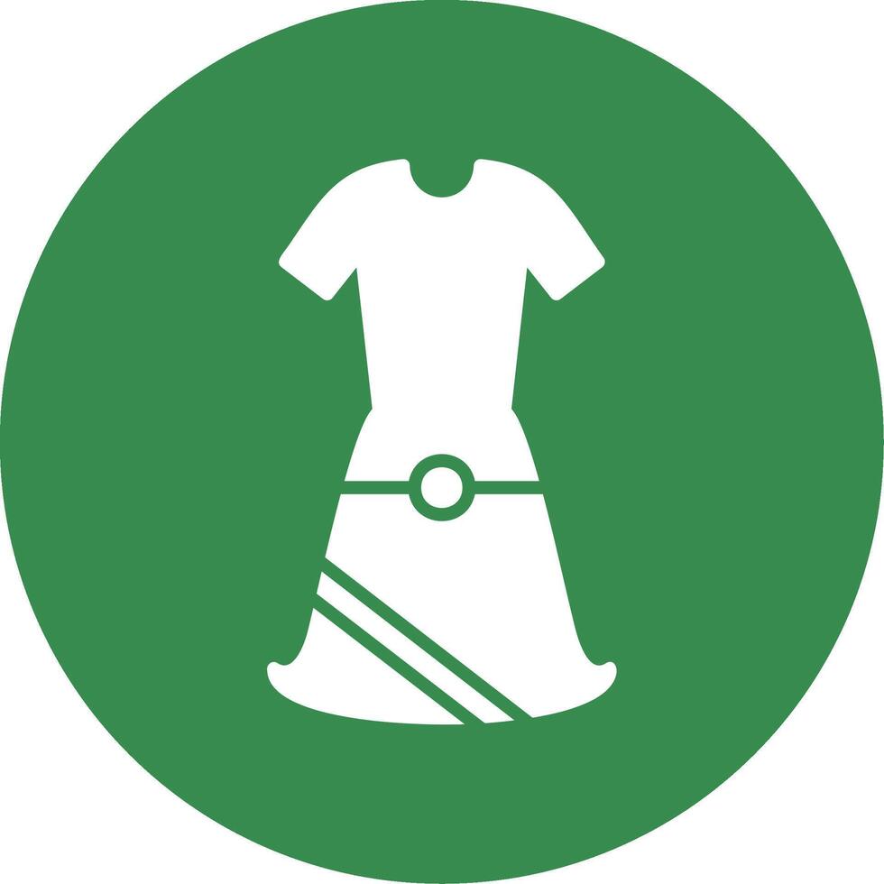 Dress Multi Color Circle Icon vector