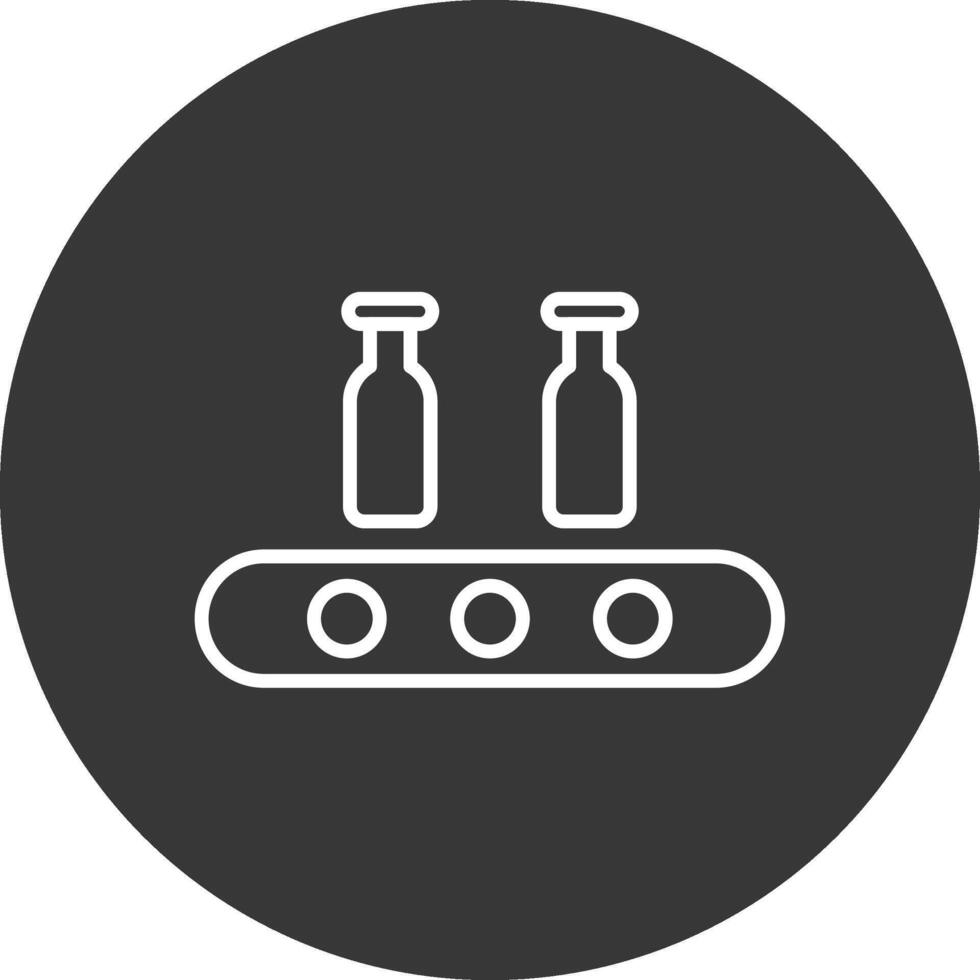 Assembly Line Inverted Multi Circle Line Inverted Icon Design vector