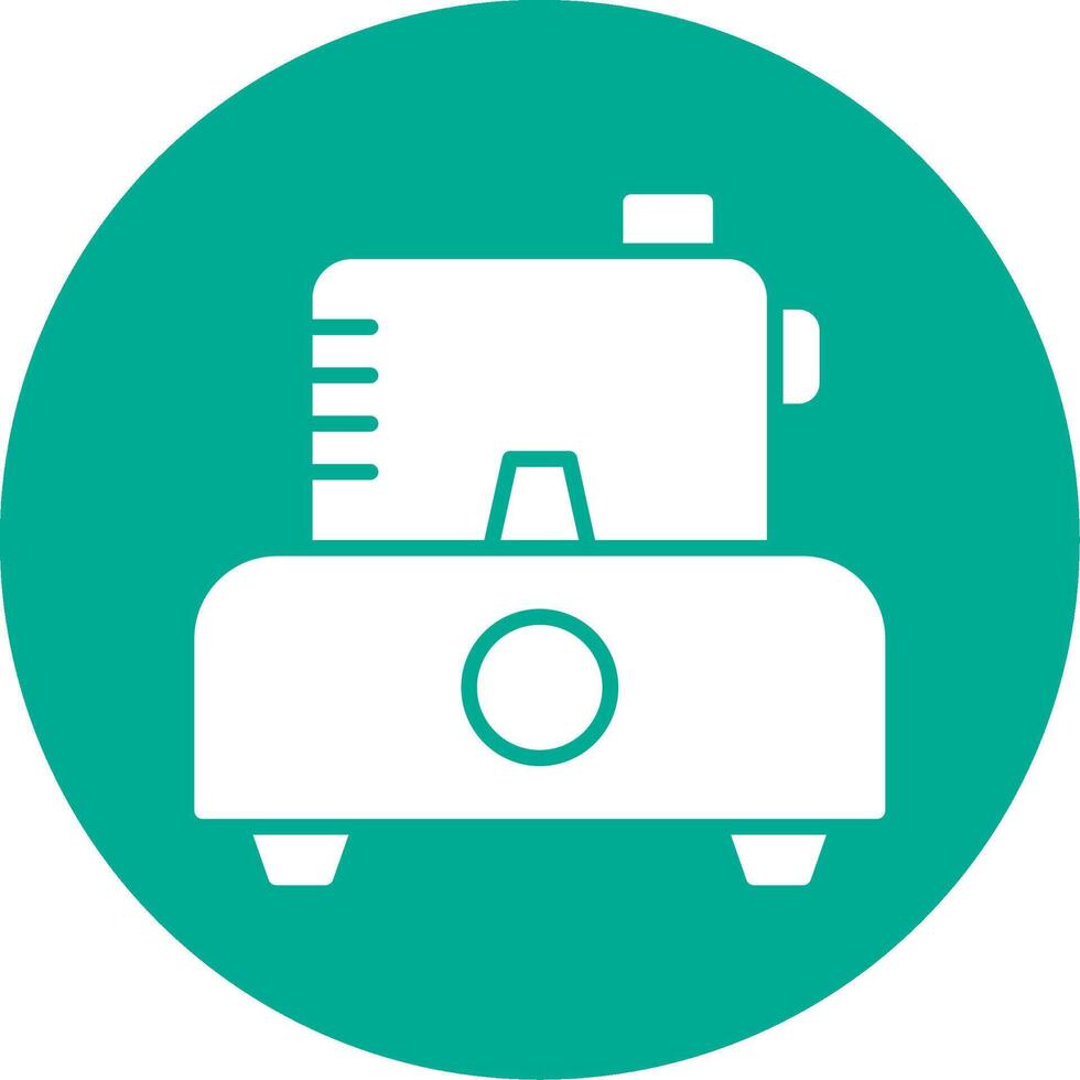 Food Processer Multi Color Circle Icon vector