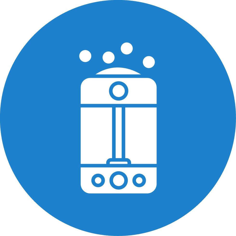 Humidifier Multi Color Circle Icon vector