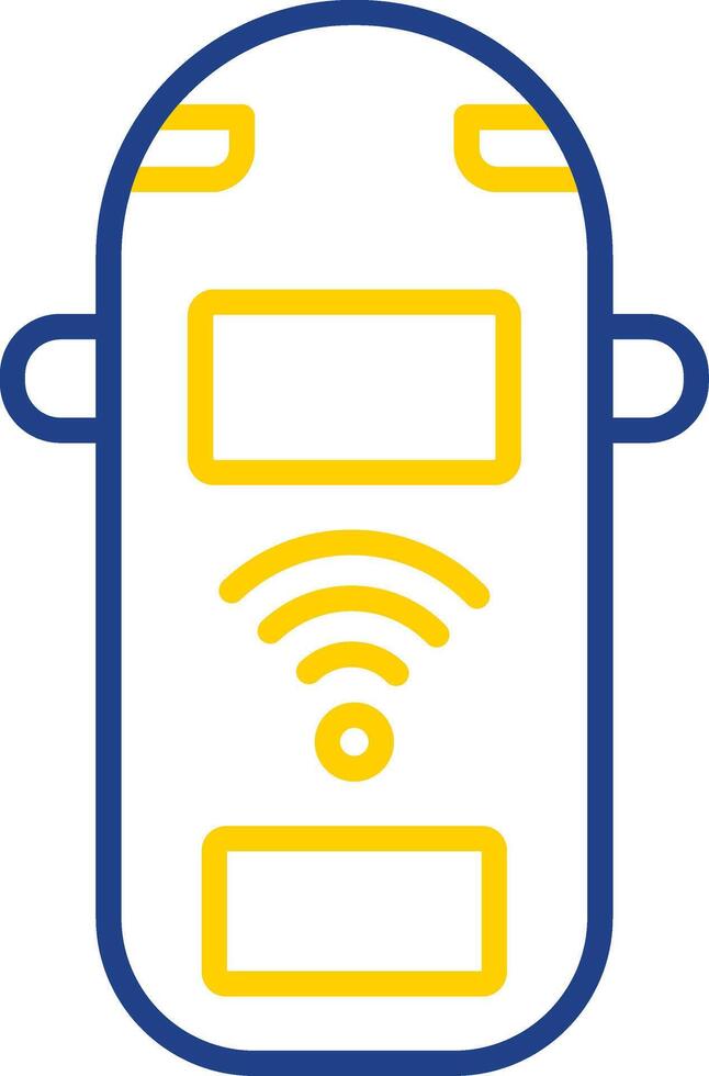Car Line Two Colour Icon Design vector