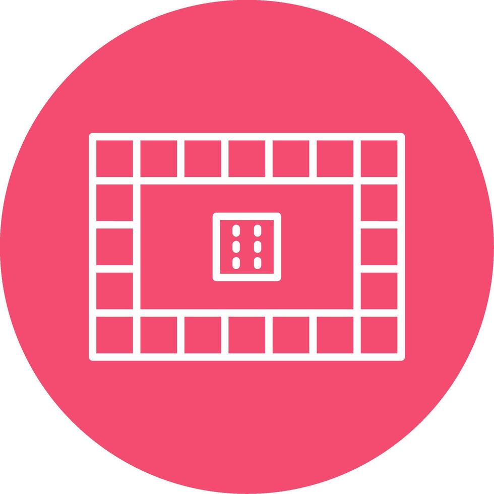 Board Games Multi Color Circle Icon vector